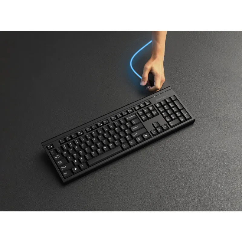 Klaviatūra Kensington K75560PT Melns QWERTY